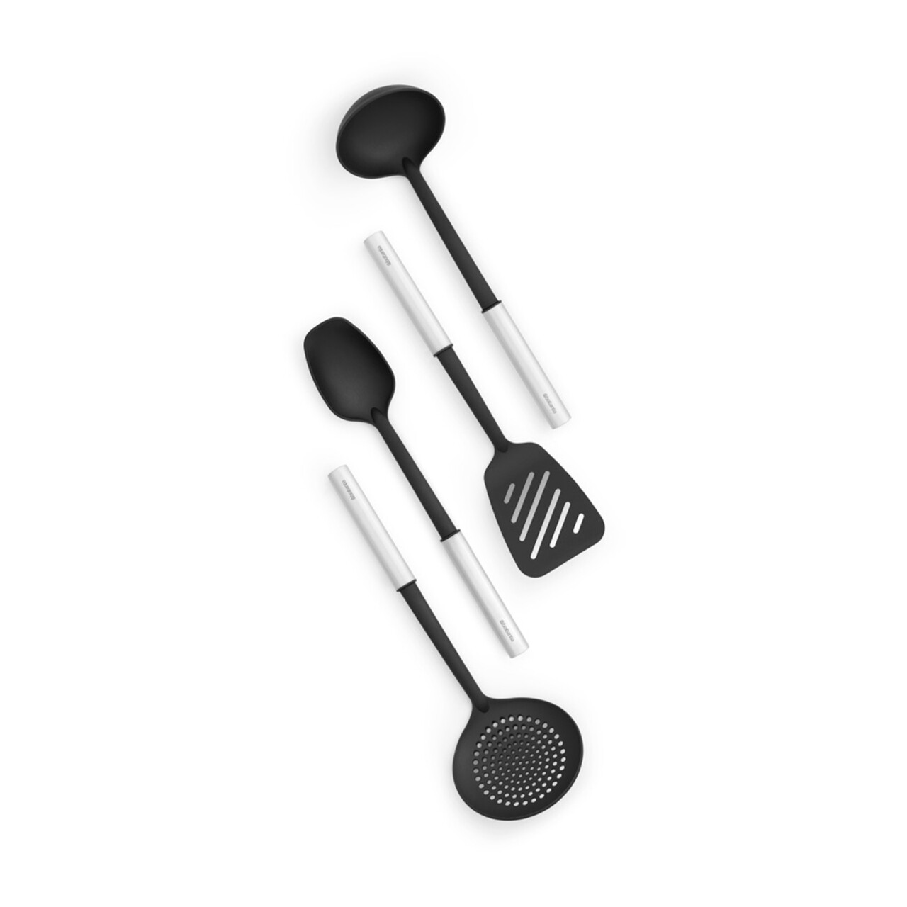 Set 4 ustensile de bucatarie, Brabantia, Profile Non-Stick, 11.6x11.6x35 cm, inox, argintiu - imagine 3